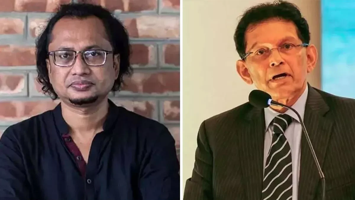 উপদেষ্টা জাহেদ উর রহমান (বাঁয়ে) ও পররাষ্ট্রমন্ত্রী খলিলুর রহমান। কোলাজ: নিজস্ব